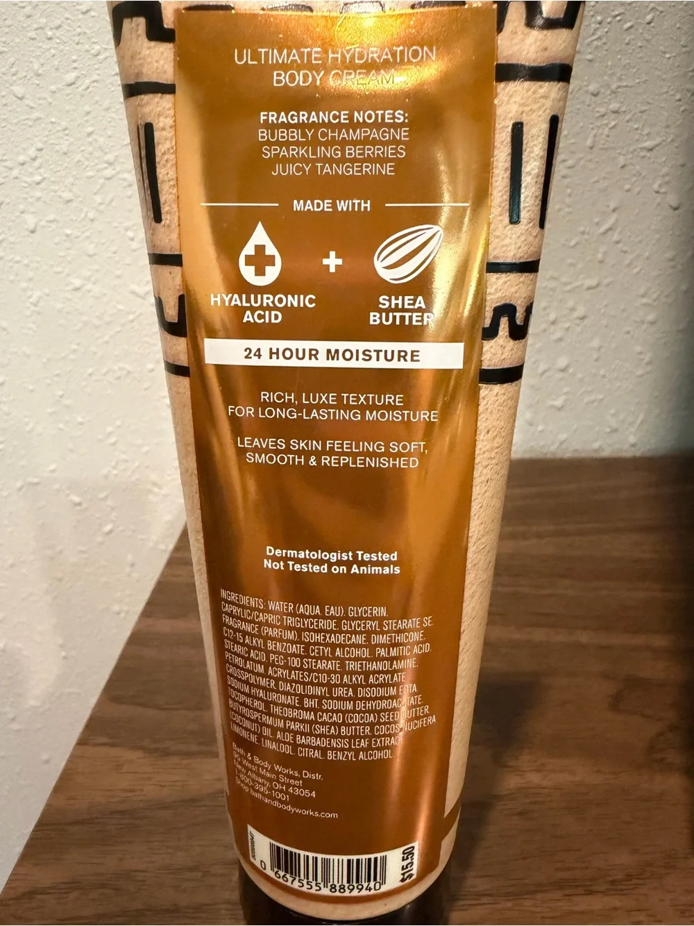 Bath & Body Works Confident Champagne Toast Ultimate Hydration Body Cream